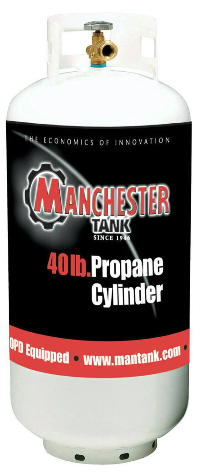 40 lbs (10 Gallon) Manchester Propane Tank with OPD