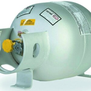 20 lbs (5 Gallon) Manchester Aluminum Propane Horizontal Cylinder (usually arrives within 1 week)