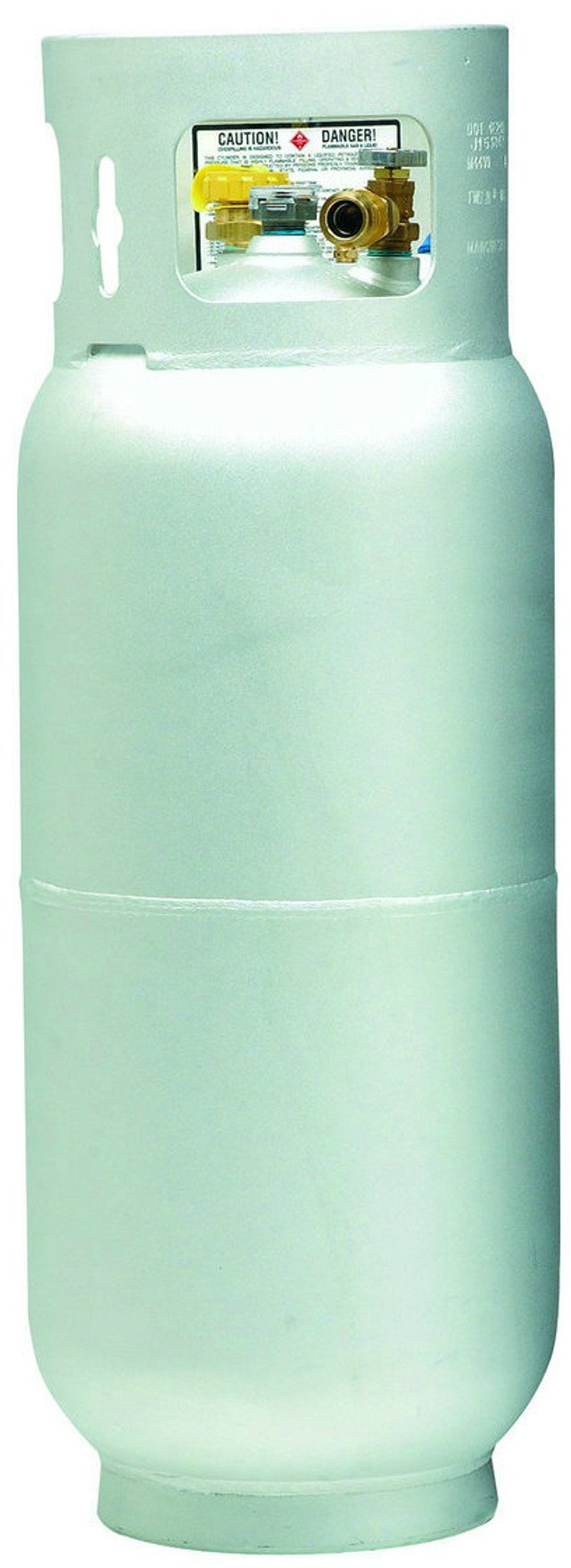 43.5 lbs (10 Gallon) Manchester Aluminum Propane Forklift Cylinder 5 Hole